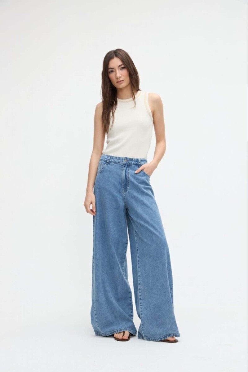 Jean New Fatenas - Mid Blue 