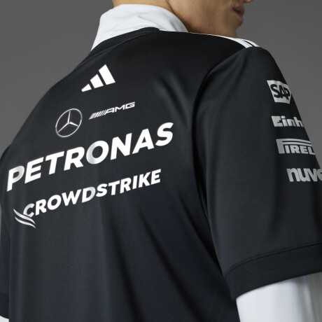 adidas CAMISETA DE PILOTO MERCEDES Black & White