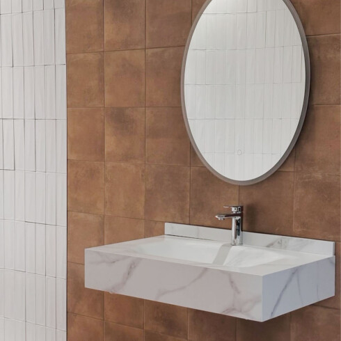 CERAMICA PARA REVESTIMIENTO DE 25X25 COTTO GAMAS DE MARRON