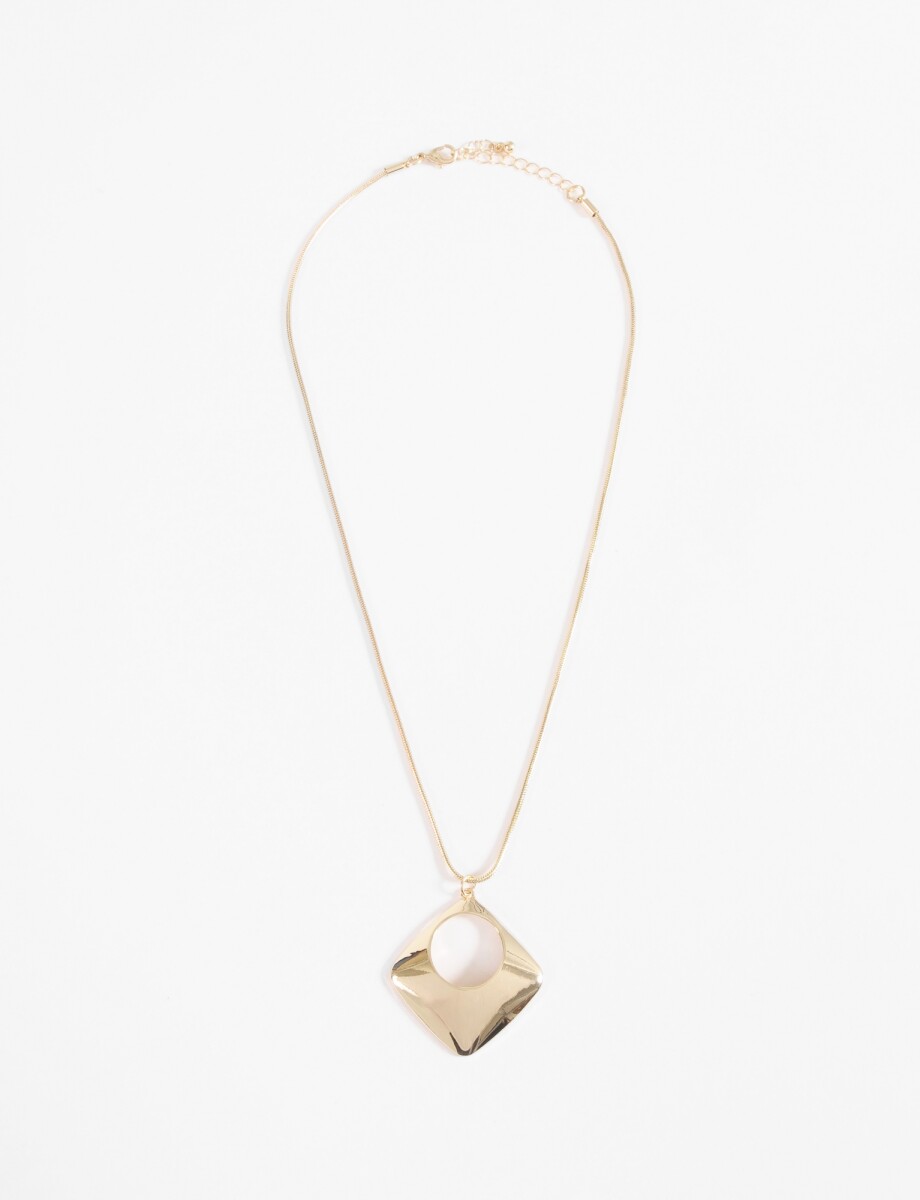 Collar dije metálico - dorado 
