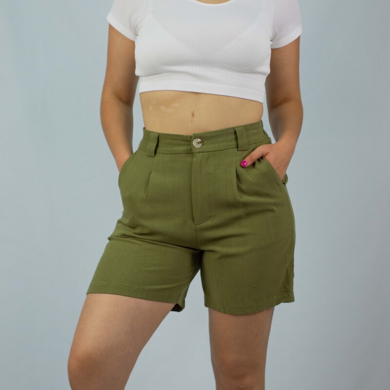 Short Dama Lino Slowly Army