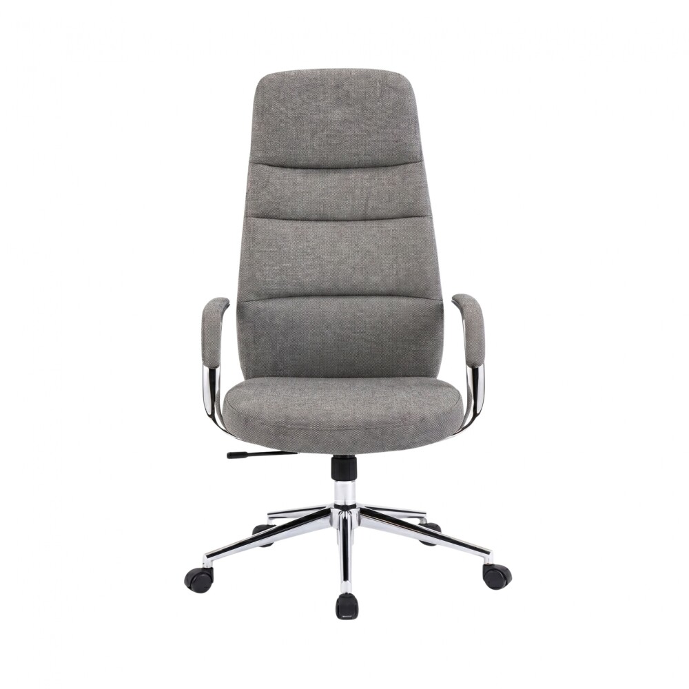 Silla de oficina Cromada 4 Posiciones - Le Mans Gris Oscuro