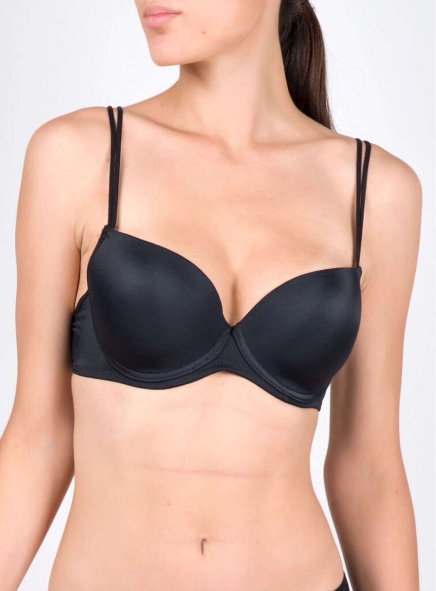 Soutien preformado copa c sacks every day - Negro 