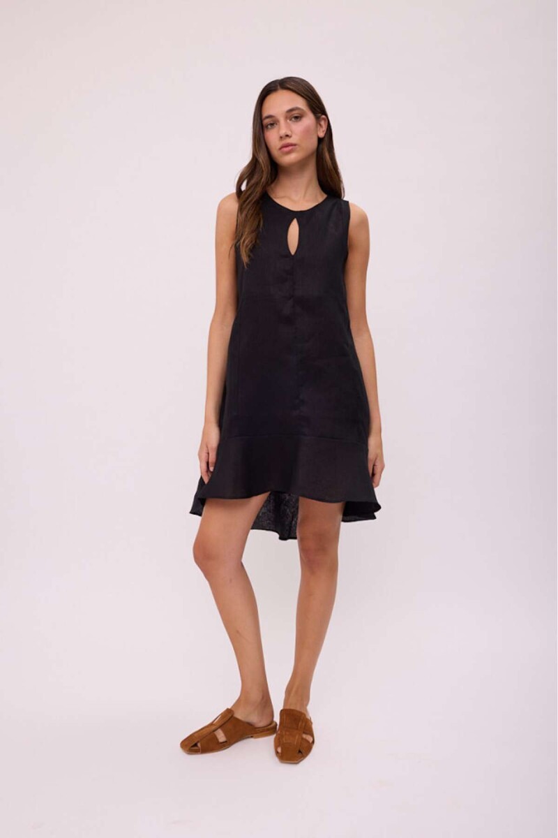 VESTIDO POLK - Negro 
