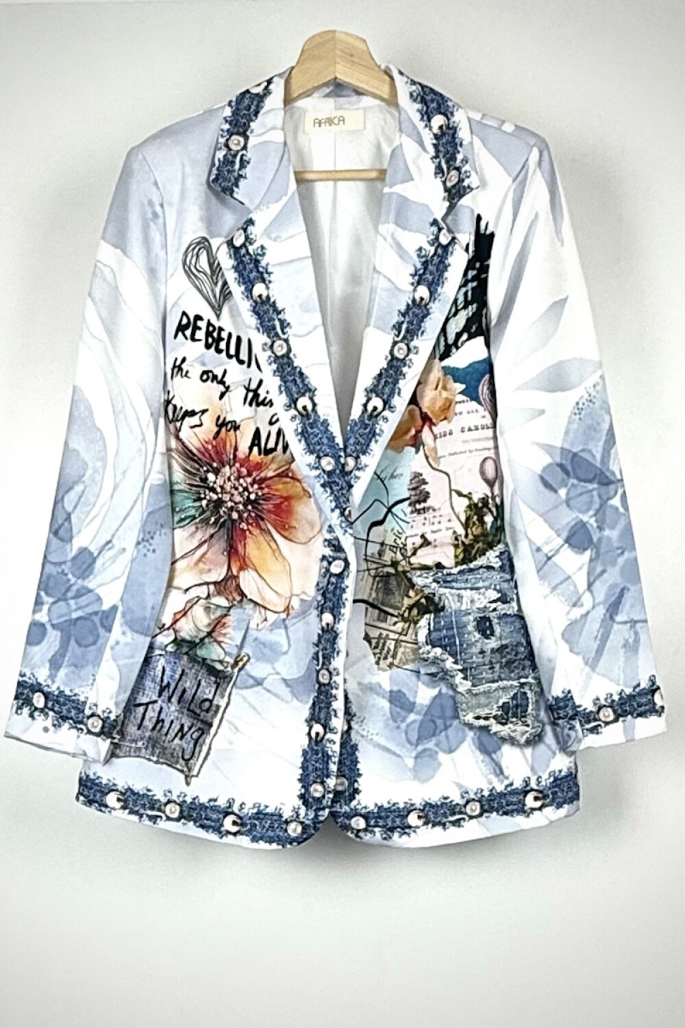 CHAQUETA NEO FLOR JEAN
