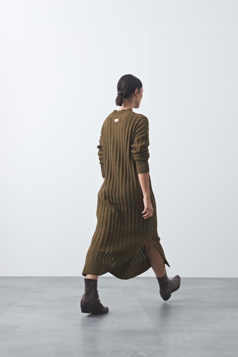 VESTIDO SIMEON Verde Musgo
