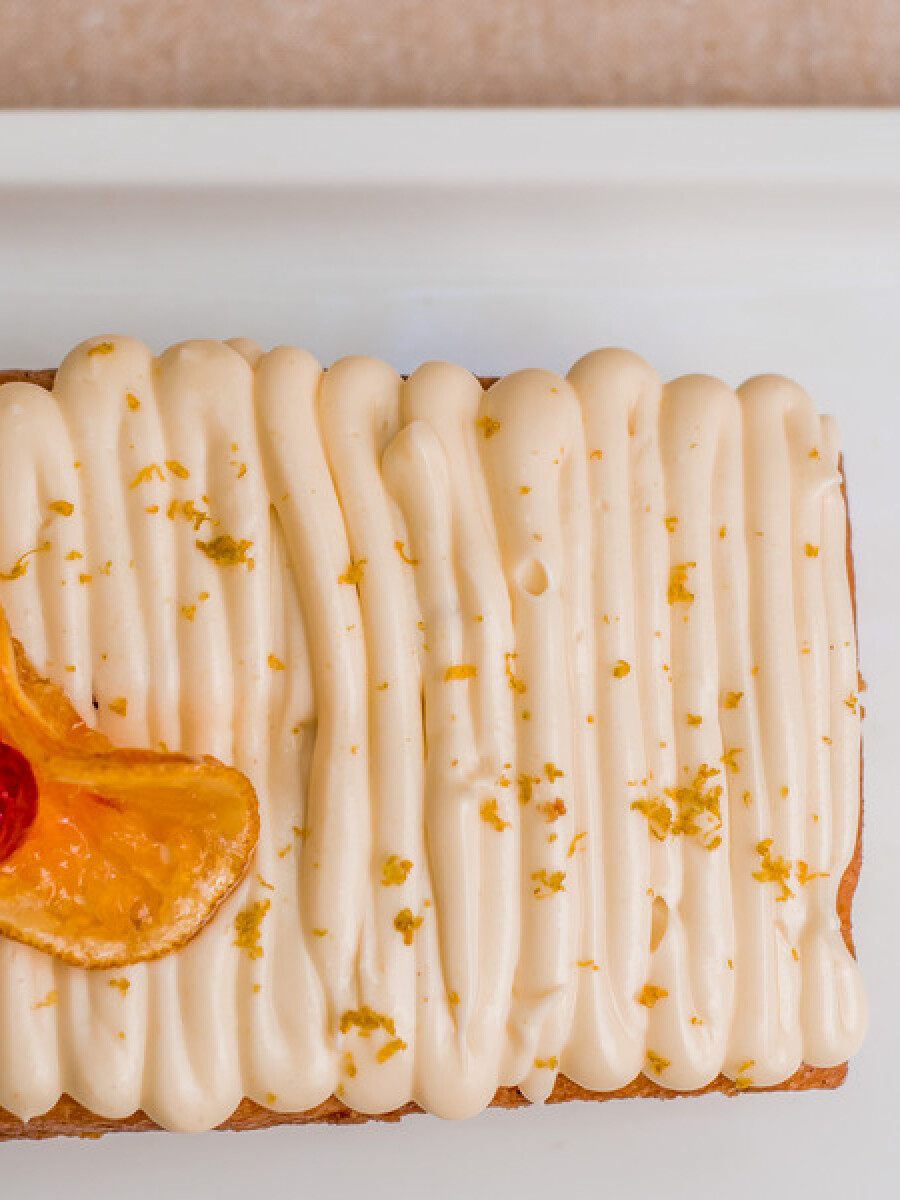 Budín de Naranjas con frosting Budín de Naranjas con frosting