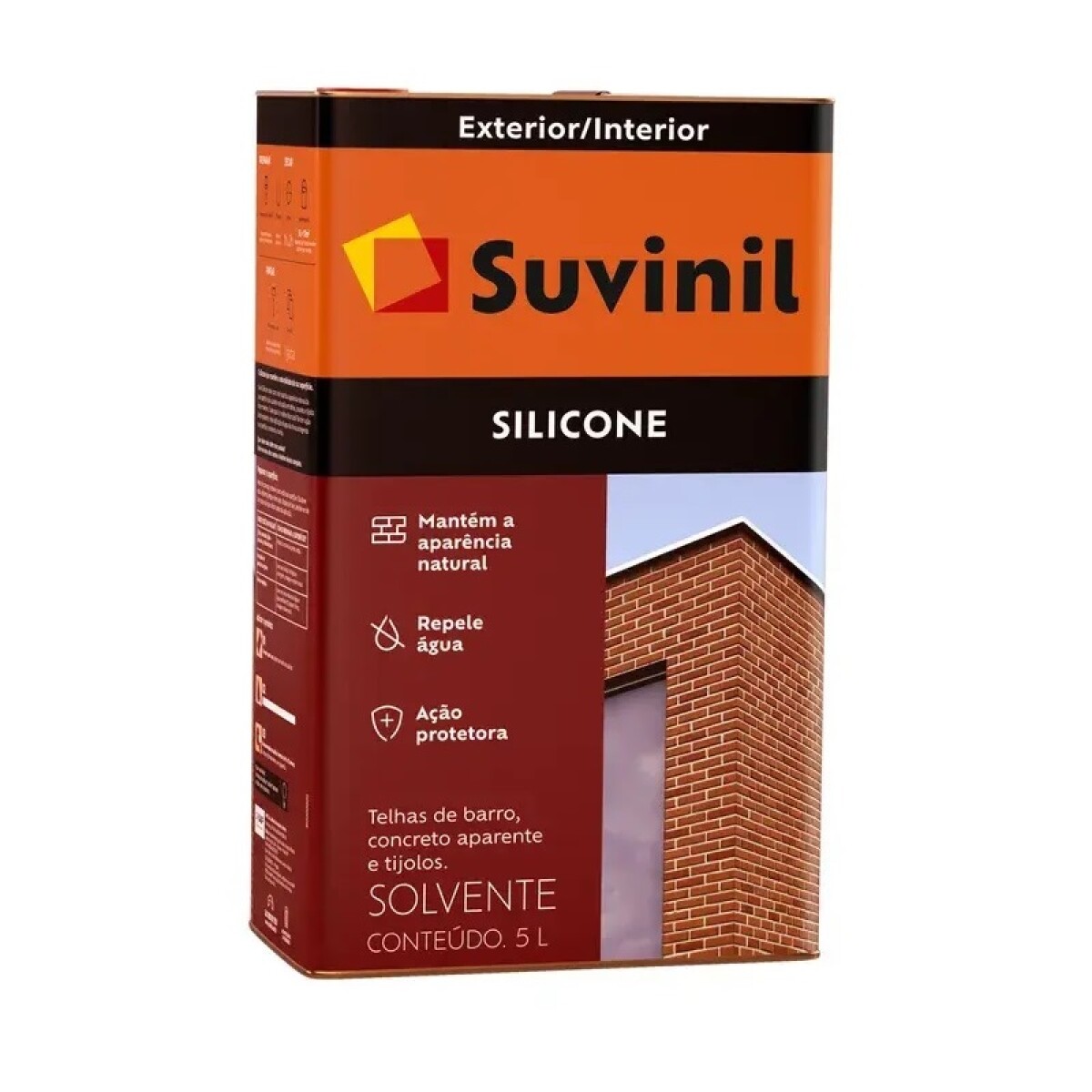 Silicona transparente base solvente Suvinil 