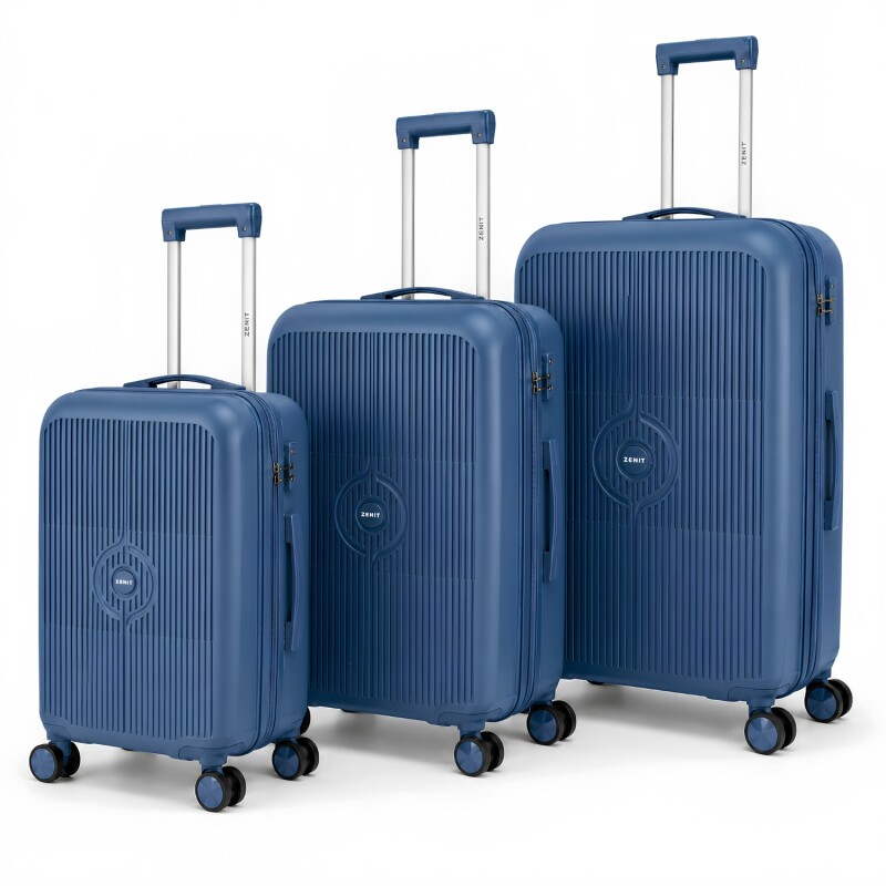 Set x3 Valijas Zenit Milan Azul