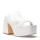 Sandalia KARACHI con plataforma y tira de pvc Offwhite