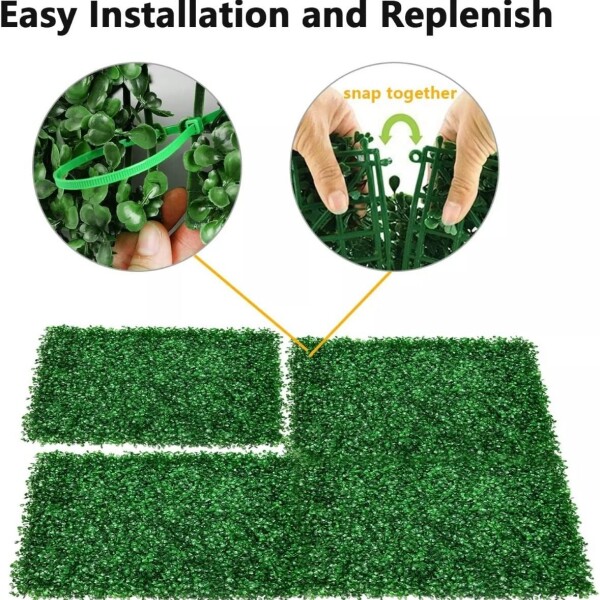 Enredadera Pasto Artificial Muros Jardin Piscina 25x 25cms Variante Color Verde Claro