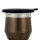 Mate Acero Flap Marrón Metalizado