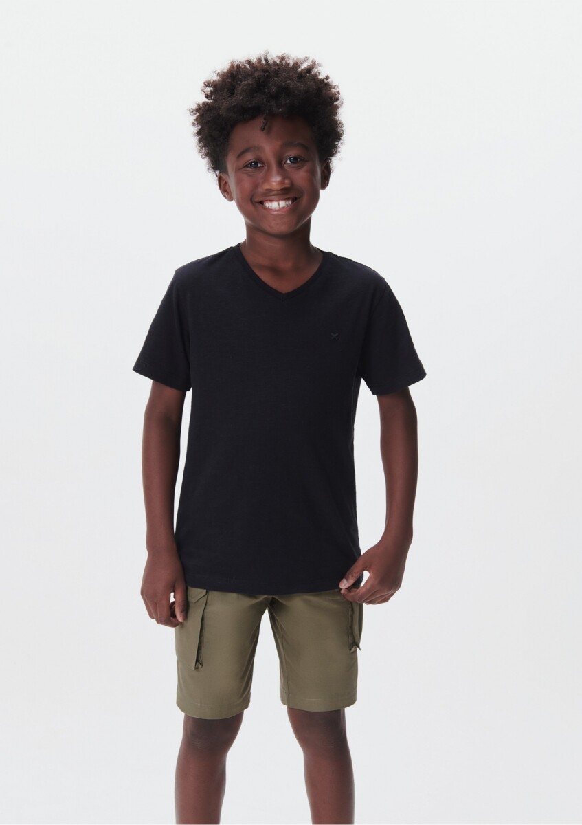CAMISETA MM MASC - PRETO ESCURO 