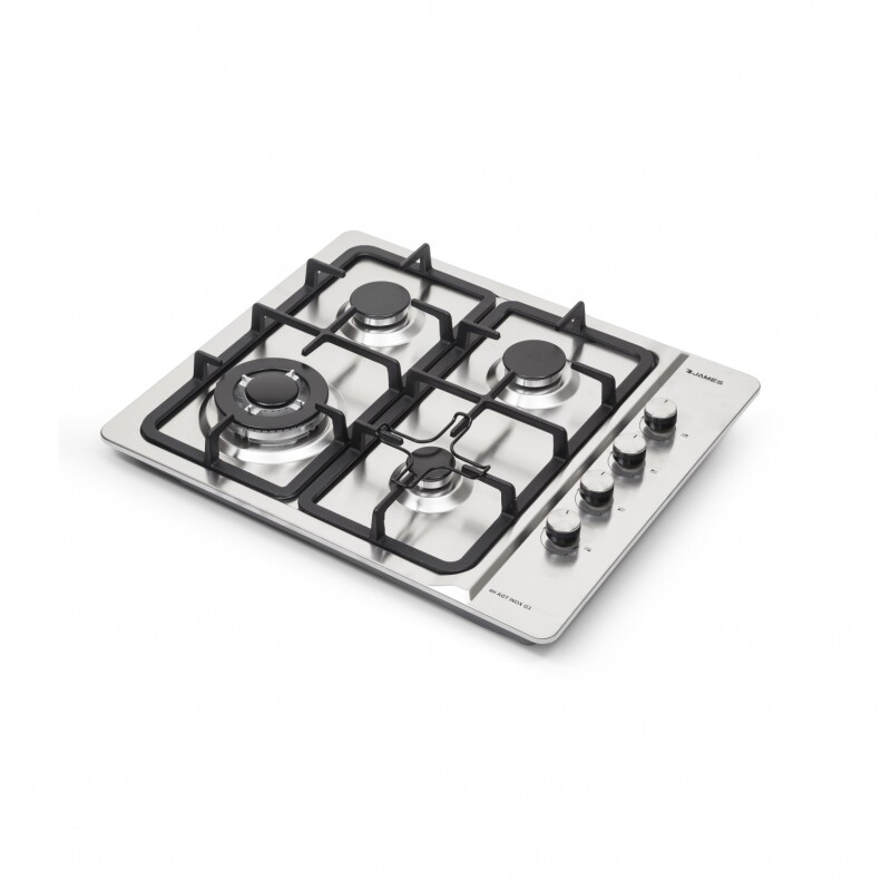 Anafe de empotrar James 4 Hornallas a Gas Inox Modelo 4H AGT INOX G3 (CH) Anafe de empotrar James 4 Hornallas a Gas Inox Modelo 4H AGT INOX G3 (CH)