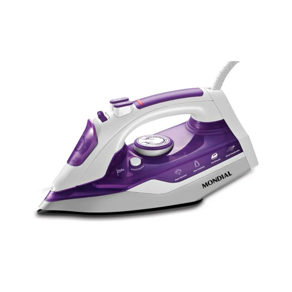 Plancha Mondial a Vapor Ceramic Express 3 en 1 