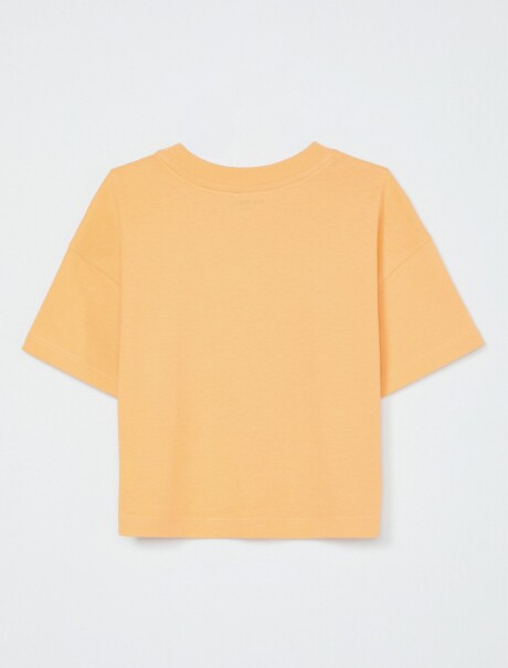 CAMISETA INFANTIL CON ESTAMPA AMARILLO