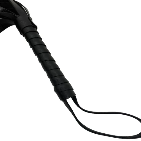 Látigo De Cuero Vegano 54 cm Negro