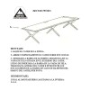 Catre de camping en aluminio Arye Verde