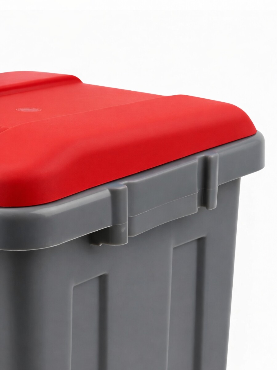 CONTENEDOR PARA RESIDUOS 50L gris