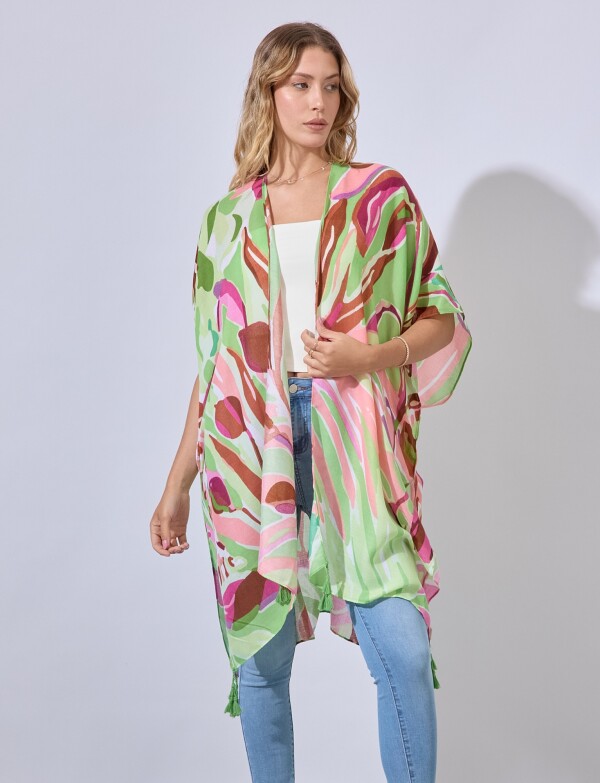 Kimono Spring MULTI/ROSA