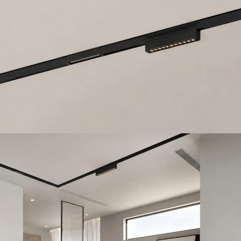 Spot Lineal Ajustable Magnético G2 18W Spot Lineal LED Magnético G2 18W 2700K Negro