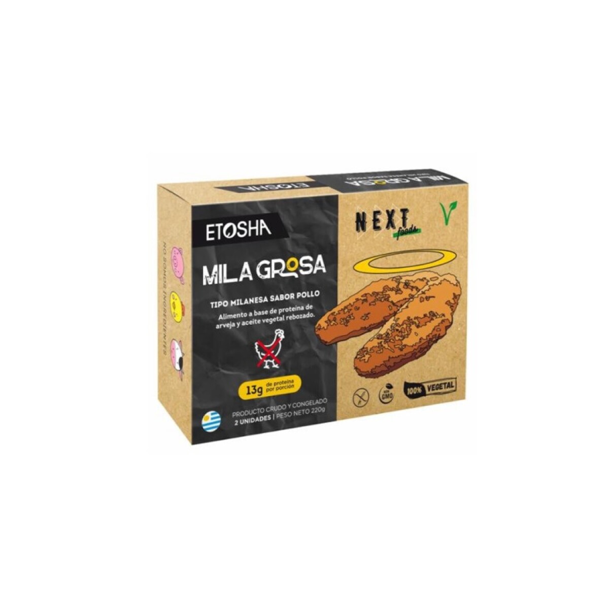 Milagrosa Etosha (tipo milanesa sabor pollo) - 2 uds. - 220 gr 