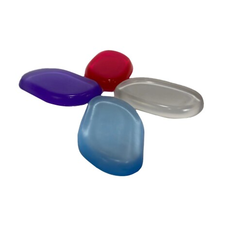 Esponja de silicona transparente ovalada 7*4 cm Esponja De Silicona Transparente Ovalada 7*4 Cm