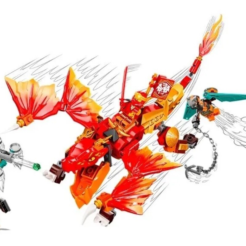 Lego Ninjago Dragón De Fuego Evo De Kai 204 Pcs Lego Ninjago Dragón De Fuego Evo De Kai 204 Pcs