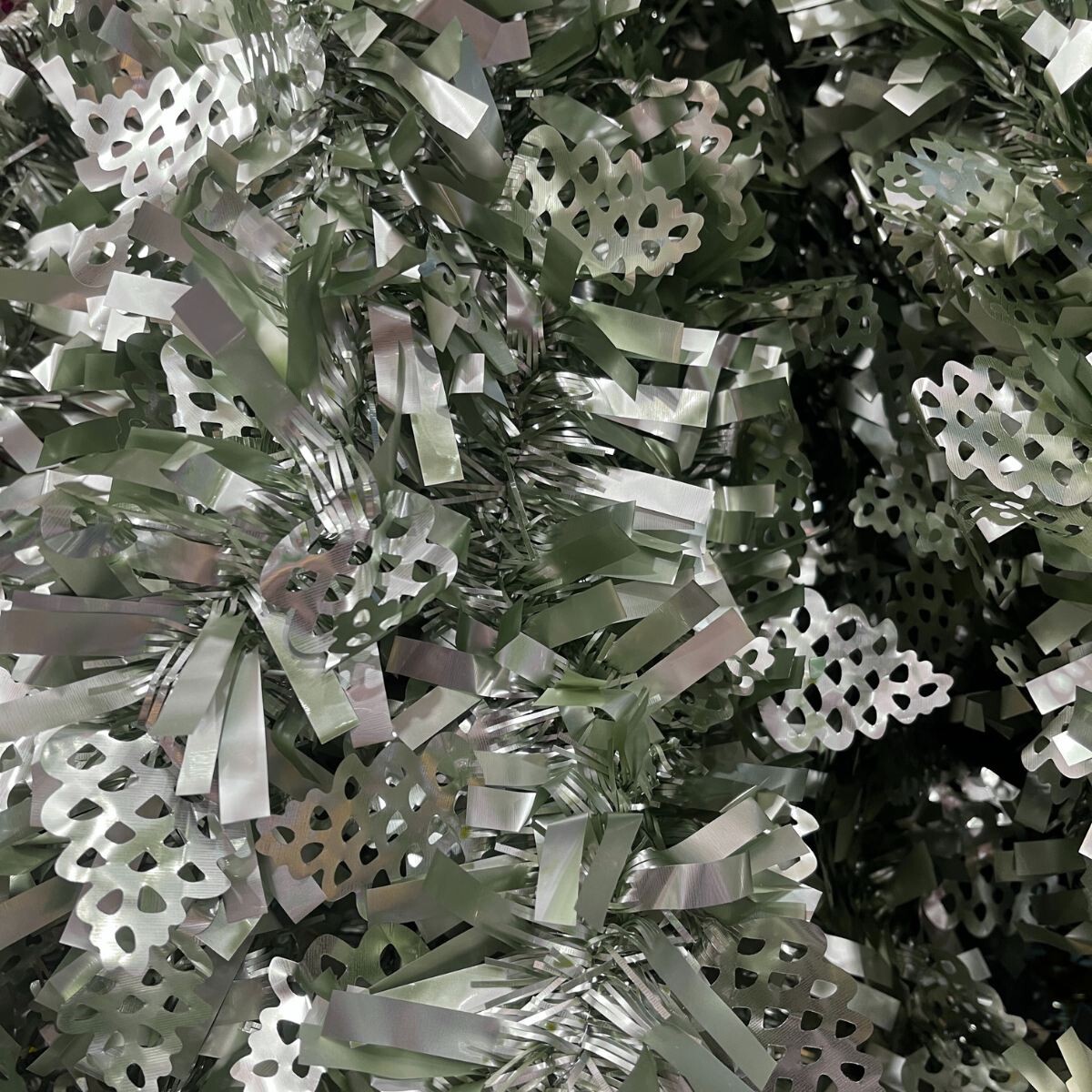 Guia/Boa Navideña con DIseño - Verde 