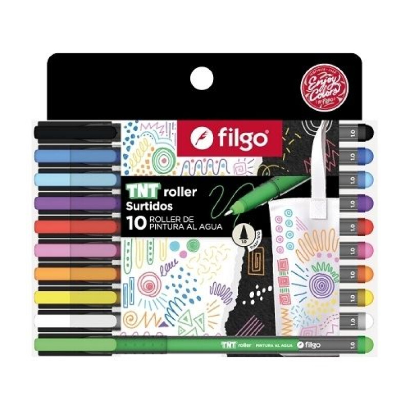 Filgo Marcador Acrilico TNT Roller- 10 surtido Filgo Marcador Acrilico Tnt Roller- 10 Surtido
