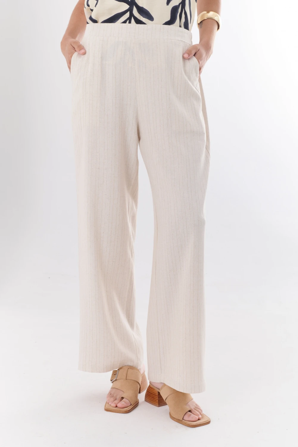 PANTALÓN LINO ARENA beige 1