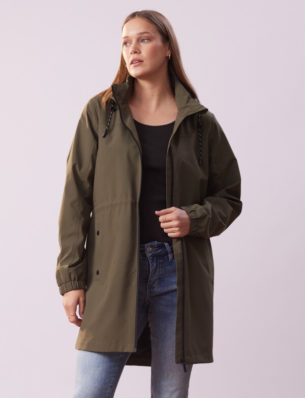 Gabardina Water Repellent OLIVA