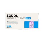 ZODOL 50 MG. CJ X 10 COMPRIMIDOS única