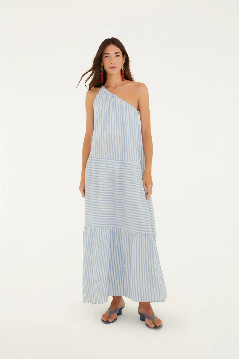 VESTIDO UN HOMBRO 