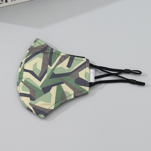 Tapabocas Para Adultos - Camuflaje Verde Tapabocas Para Adultos - Camuflaje Verde