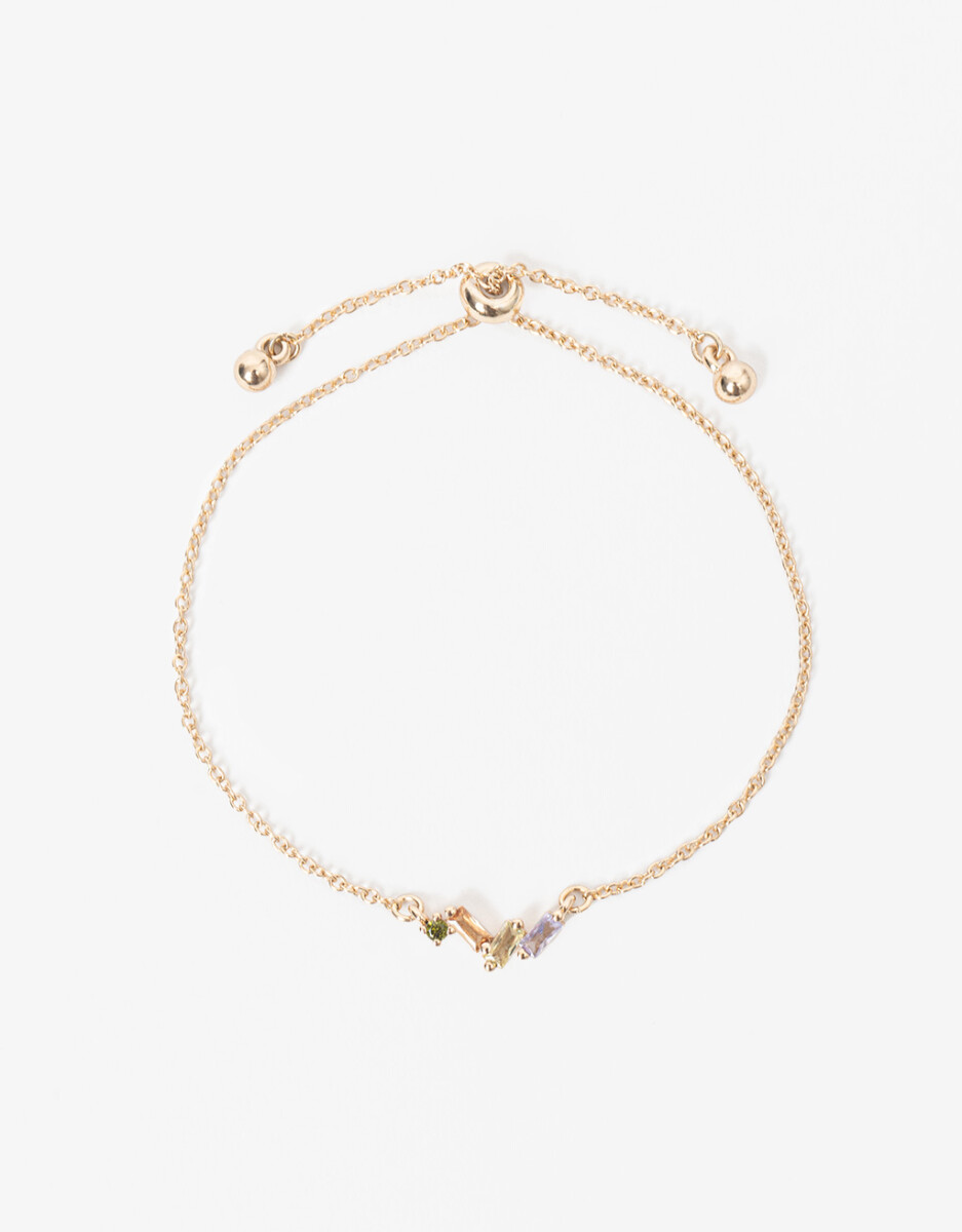 Pulsera Flexible Con Cubic Zirconia 