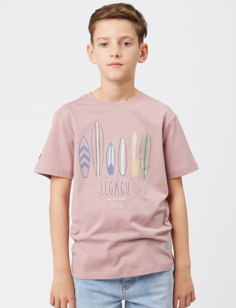 REMERA ESTAMPADA Rosado