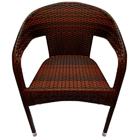 Juego de Jardin Mesa + 4 Sillas Simil Rattan Exterior Negro
