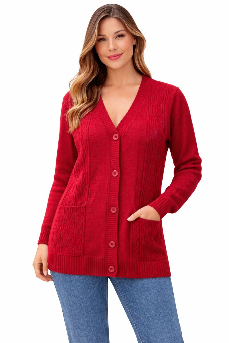 Sweater verona - Rojo 