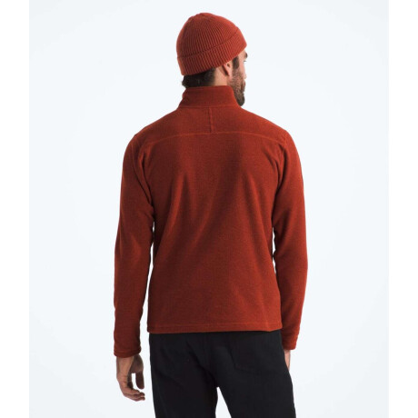 Buzo Polar Textured cierre de 1/4 hombre Iron Clay Heather