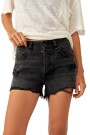 NOW OR NEVER DENIM SHORT Negro