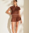 Falda Ula Knit Chocolate