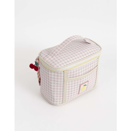 Lunchera Infantil Con Tag Estampado Geometrico