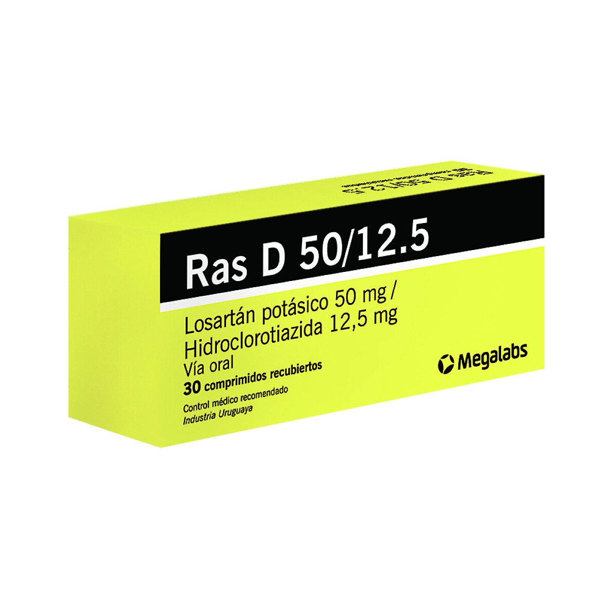 RAS D 50/12.5 30 Comprimidos – Antihipertensivo / Diurético