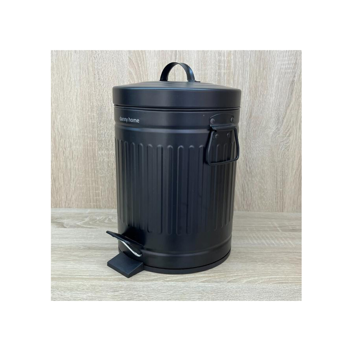 PAPELERA - VINTAGE 12L L NEGRO ACERO LJT01-12-3 