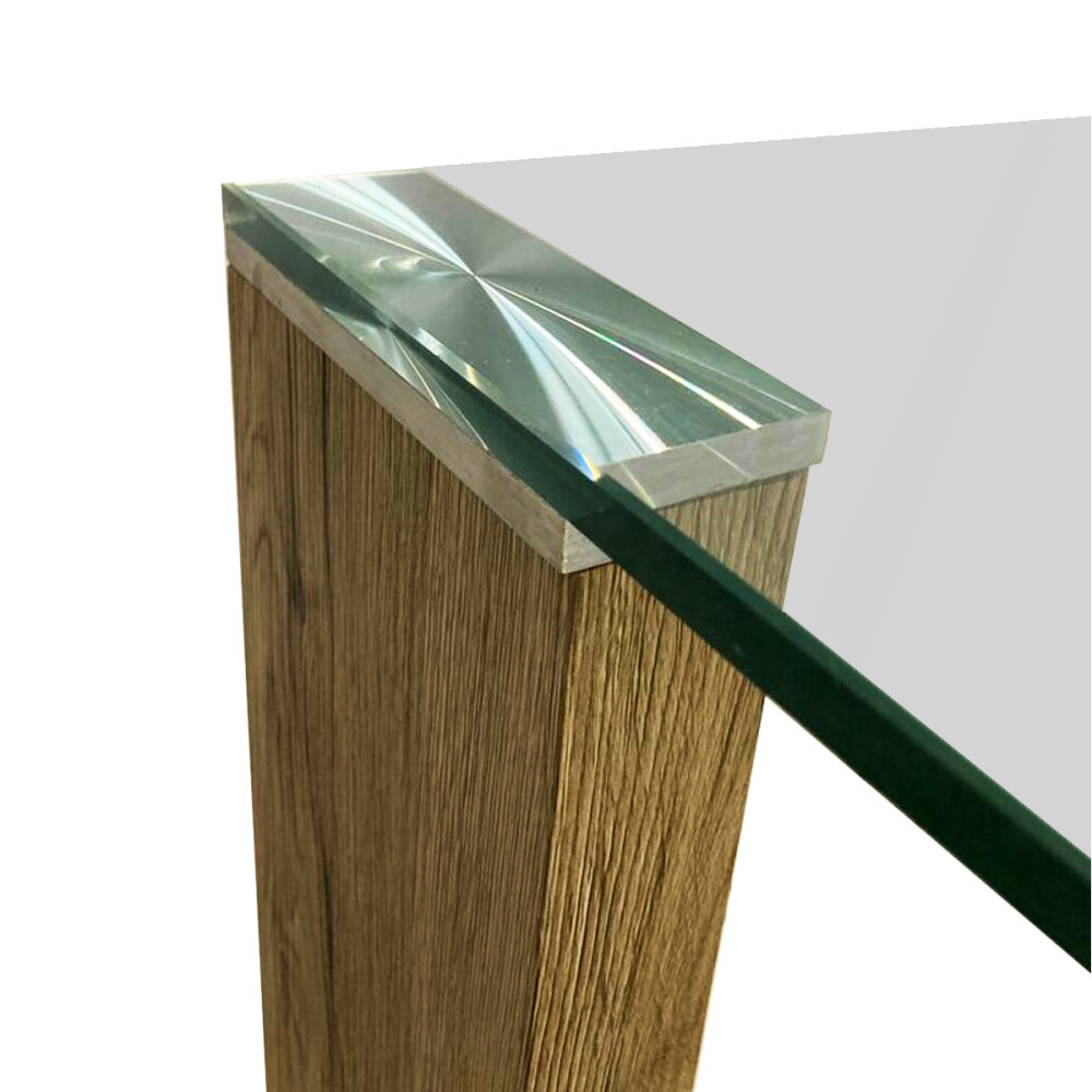 Mesa de vidrio rectangular 1,60m Mesa de vidrio rectangular 1,60m