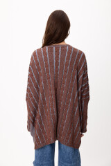 Sweater Oceano Chocolate/Celeste
