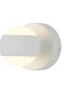Aplique Led Bidireccional de Pared tipo spot esfera minimalista BLANCO