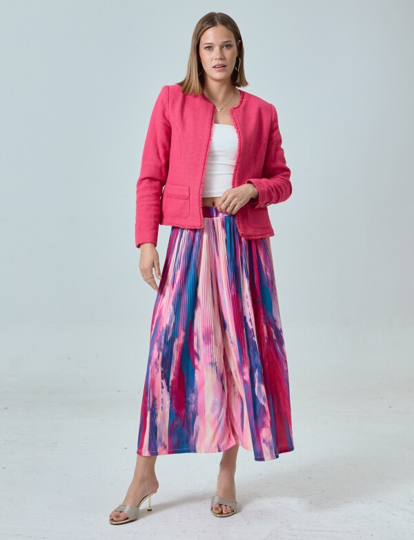 Capri Wide Leg MULTI/FUCSIA