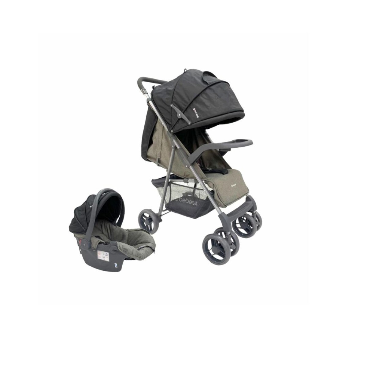 COCHE BEBESIT TRAVEL SYSTEM SEVILLA - GRIS 